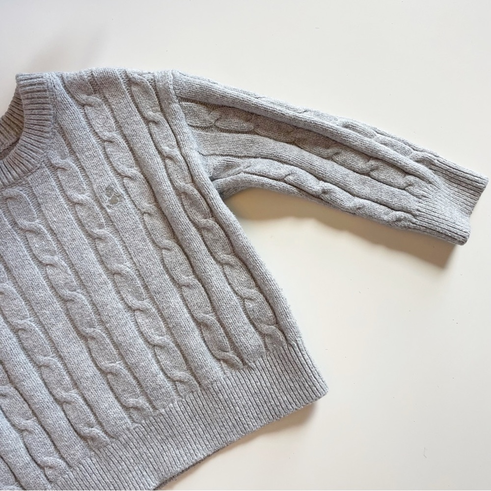 Gap Grey Cable Knit Sweater | Size 5